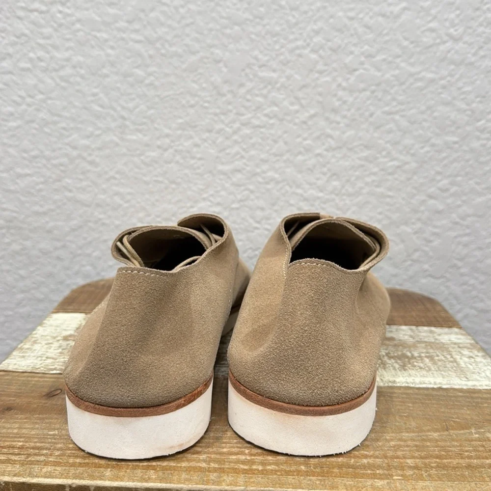 Nisolo Travel Derby Shoe In Stone Size 9.5